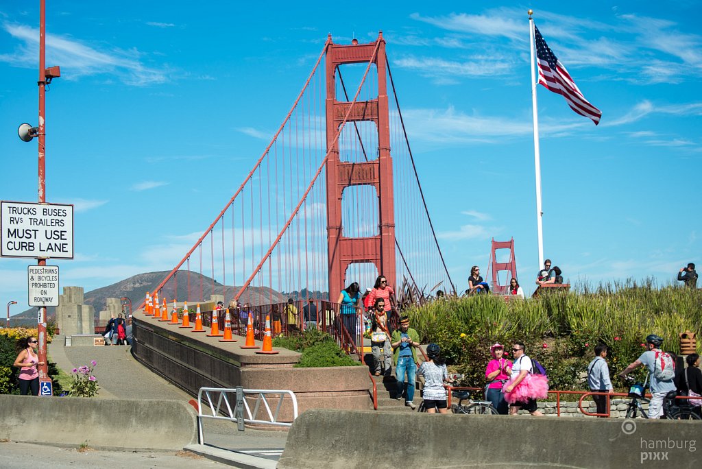 Zufahrt Golden Gate Bridge
